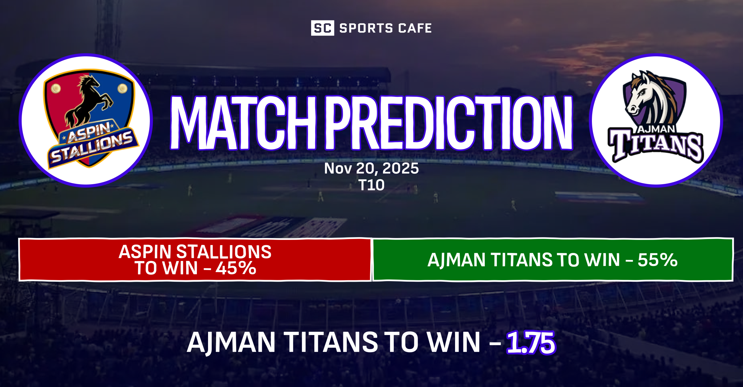 Aspin Stallions vs Ajman Titans